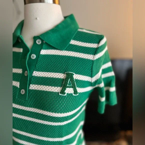 Zara open knit preppy polo SZ XS NWT - Picture 4 of 7